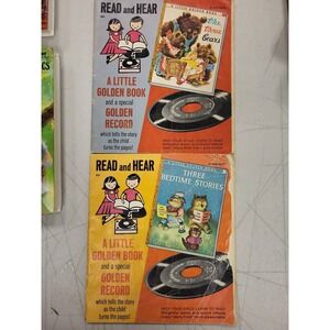 Golden Records Little Golden Books Vintage‎ Three Bears Bedtime Stories Lot